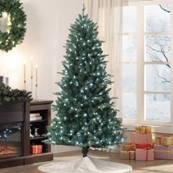 Best Sale 6.5' Alexa Enabled Christmas Tree Alexa Enabled Decor