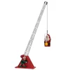 Online 44" Animated Christmas Crane - White Santa Musical Decor