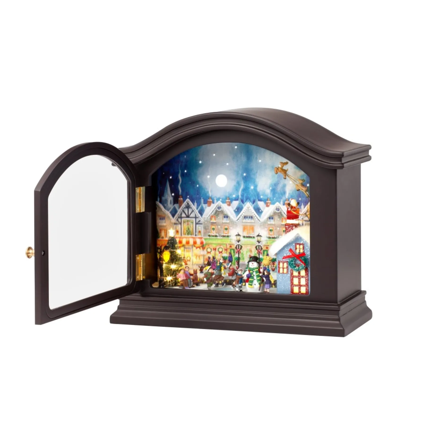 Hot 12" Animated Mantel Music Box Musical Decor
