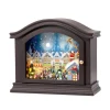New 12" Animated Mantel Music Box Music Boxes