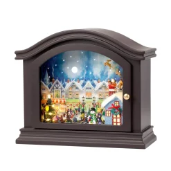 New 12" Animated Mantel Music Box Music Boxes
