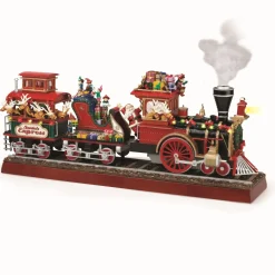 New 16.75" Animated Santa's Express Trains & Trucks