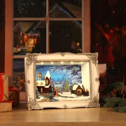 Store 11" Animated Shadow Box - Church Music Boxes