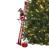 Shop 43" Animated Super Climbing Sculpted Black Santa Climbers