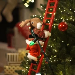 Shop 43" Animated Super Climbing Reindeer Climbers