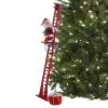 Online 43" Animated Super Climbing Sculpted White Santa Super Climbers