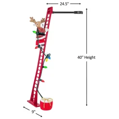 Online 43" Animated Super Climbing Reindeer Super Climbers