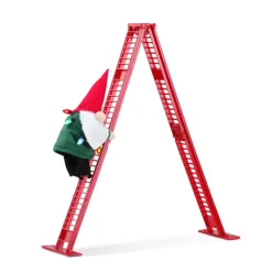 Clearance 17" Animated Tabletop Climbing Gnome Climbers