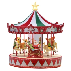 Hot 14" Animated Vintage Carousel Carousels