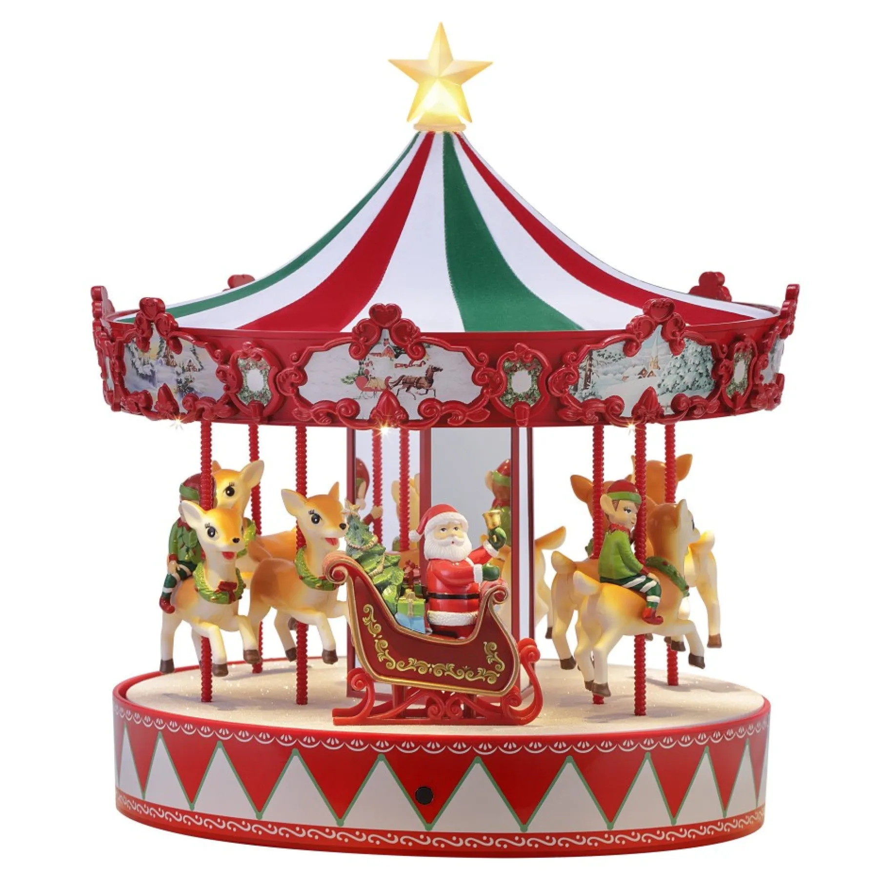 Hot 14" Animated Vintage Carousel Carousels