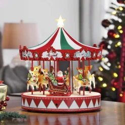 Hot 14" Animated Vintage Carousel Carousels