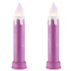 Clearance 24" Glitter Blow Mold Candle - Set Of 2 Pink Blow Molds