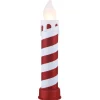 Cheap 24" Glittery Blow Mold Candle - Red & White Blow Molds