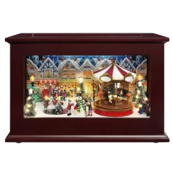 Online 13" Heirloom Christmas Music Box Music Boxes