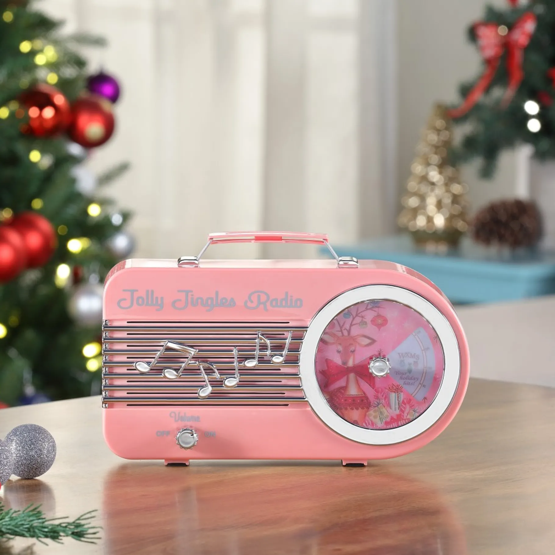 Flash Sale 10.5" Jolly Jingles Radio Musical Decor
