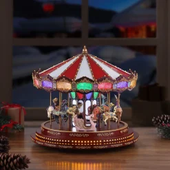Online 15" Marquee Deluxe Carousel Musical Decor