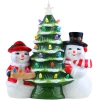 Flash Sale 12" Mr & Mrs Snowman Nostalgic Ceramic Tree Character Trees