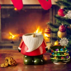 Fashion 10.75" Nostalgic Ceramic Lit Gnome Cookie Jar Cookie Jars