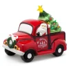 Best 10.5" Nostalgic Ceramic Lit Truck Cookie Jar Cookie Jars
