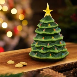 Online 13" Nostalgic Ceramic Lit Tree Cookie Jar Cookie Jars
