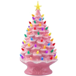 Cheap 24" Nostalgic Ceramic Tree - Pink Pink Ceramic Trees