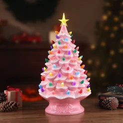 Cheap 24" Nostalgic Ceramic Tree - Pink Pink Ceramic Trees