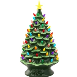 Online 24" Nostalgic Ceramic Tree - Green Green Ceramic Trees
