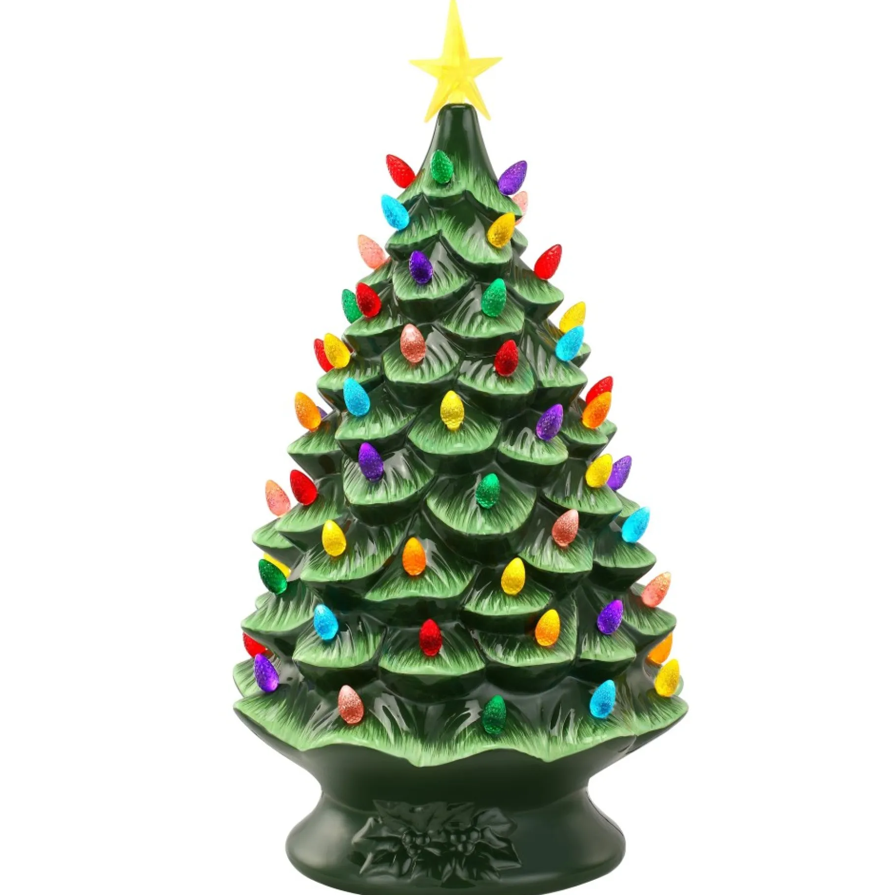 Online 24" Nostalgic Ceramic Tree - Green Green Ceramic Trees