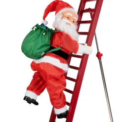 Shop 10' Outdoor Animated Super Climbing Santa Musical Decor