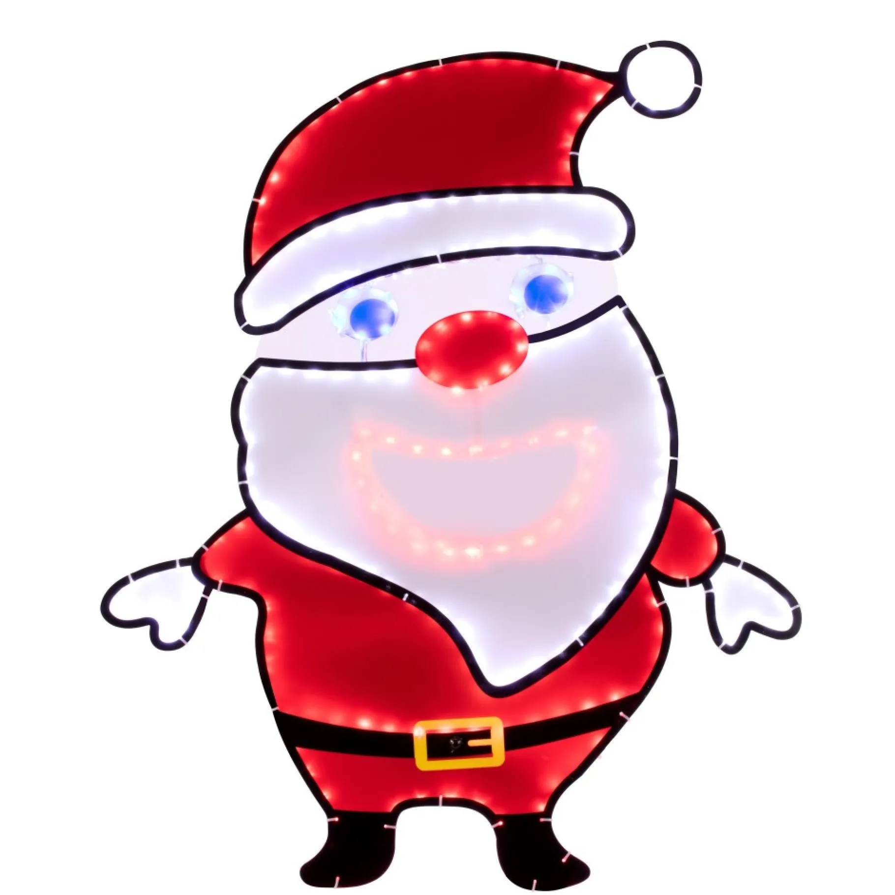 New 36.75" Outdoor Singing Santa Musical Decor