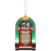 New 4.9" Retro Jukebox Ornament - Green Ornaments