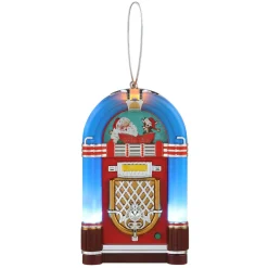 Cheap 4.9" Retro Jukebox Ornament - Blue Ornaments