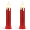 Cheap 24" Set Of 2 Blow Mold Candles - Red Blow Molds