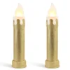 Best Sale 24" Set Of 2 Blow Mold Candles - Gold Blow Molds