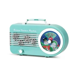 Fashion 10.5" Snow Tunes Radio Musical Decor