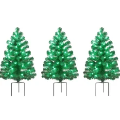New Alexa Enabled Pathway Christmas Trees - Rgb Bulbs Pathway