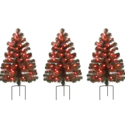 New Alexa Enabled Pathway Christmas Trees - Rgb Bulbs Pathway