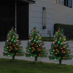 New Alexa Enabled Pathway Christmas Trees - Rgb Bulbs Pathway