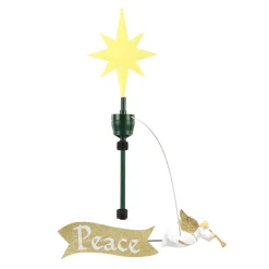 Shop Animated Angel Tree Topper With Banner Tree Toppers