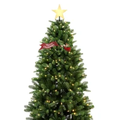 Hot Animated Elves Sleigh Tree Topper With Banner Tree Toppers