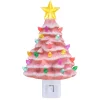 Discount Nostalgic Ceramic Tree Nightlight - Pink Night Lights