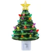 Clearance Nostalgic Ceramic Tree Nightlight - Green Night Lights