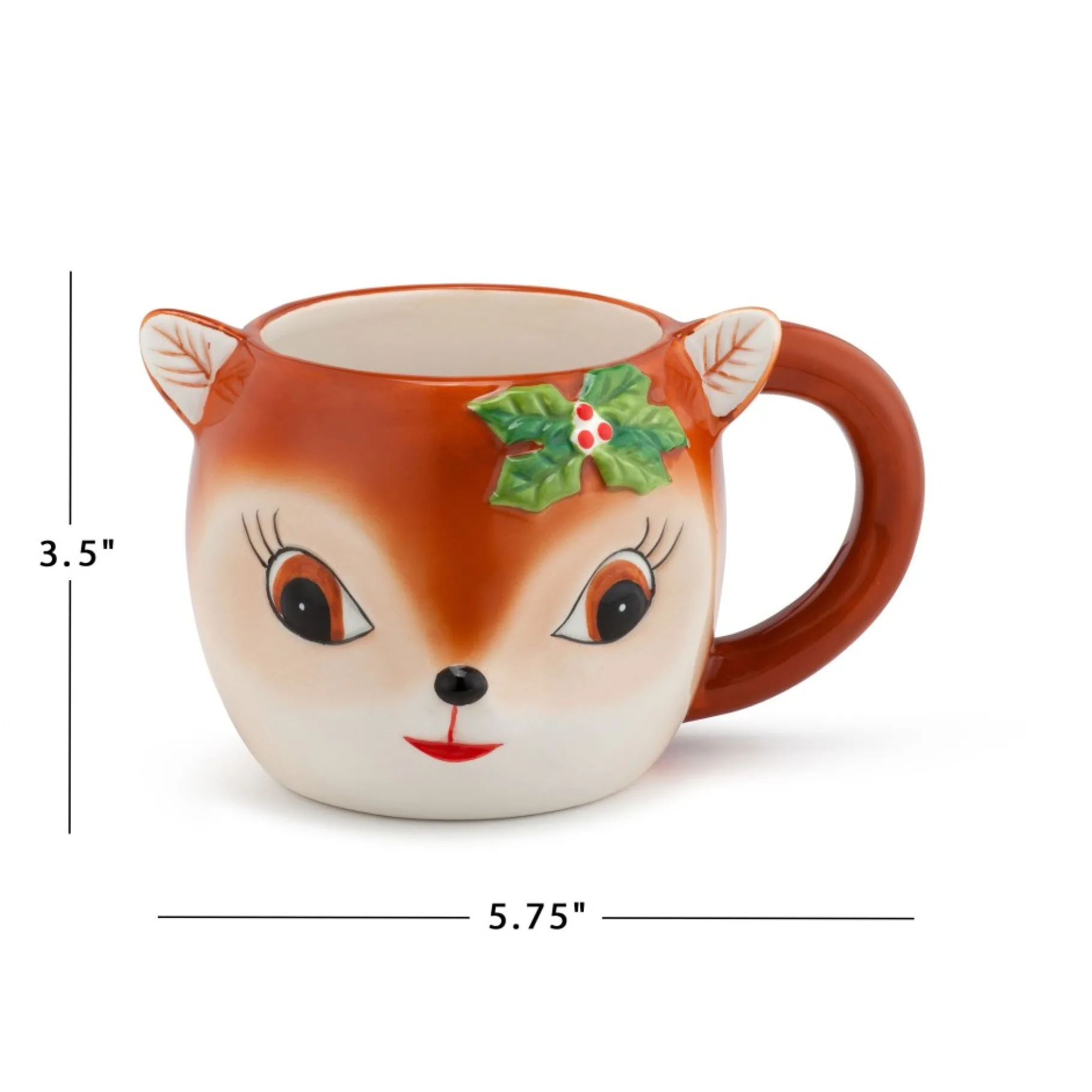 Store 16Oz Nostalgic Ceramic Reindeer Mug Mugs